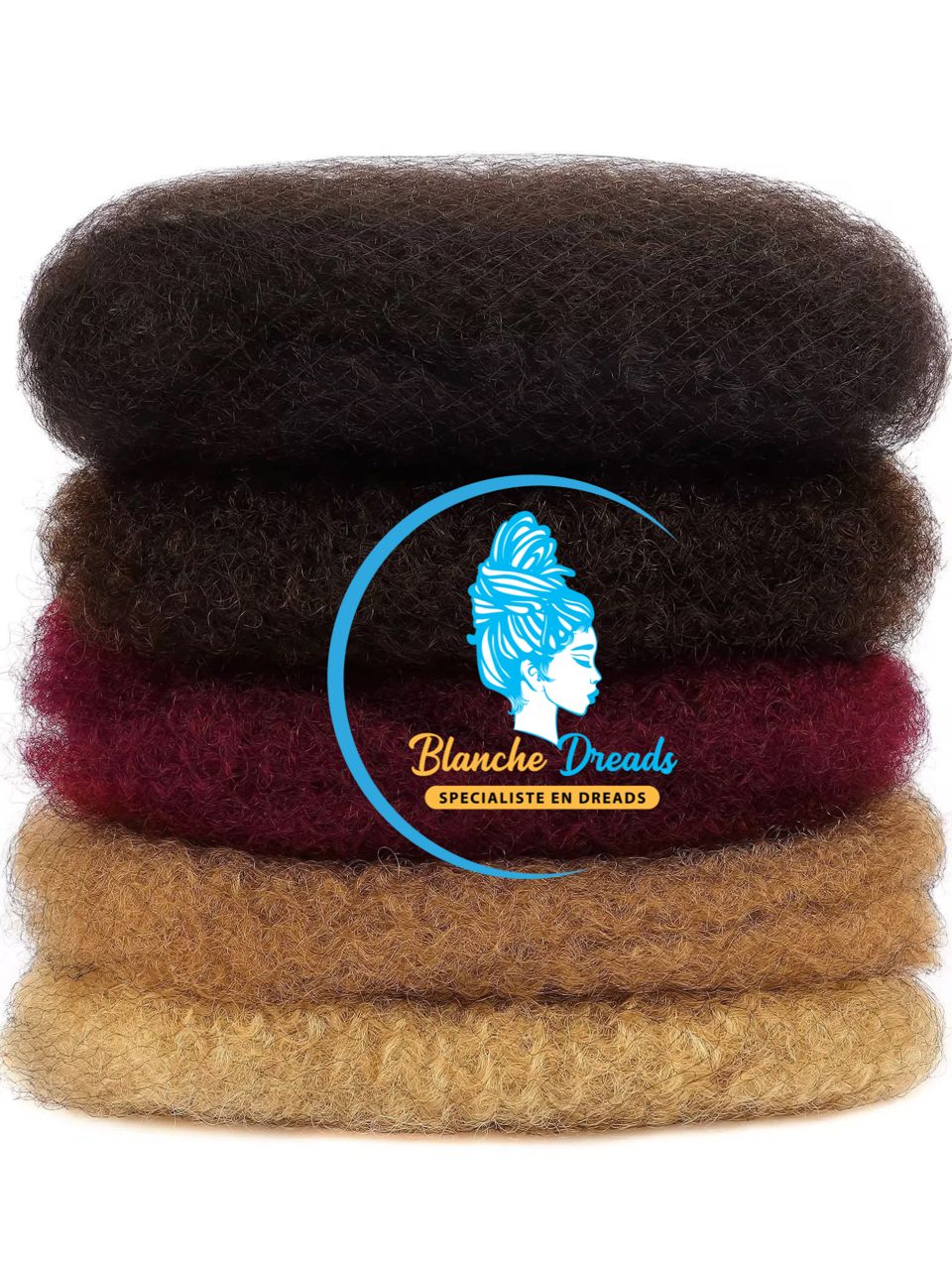 Mèches Afro Kinky — palette 4 tons