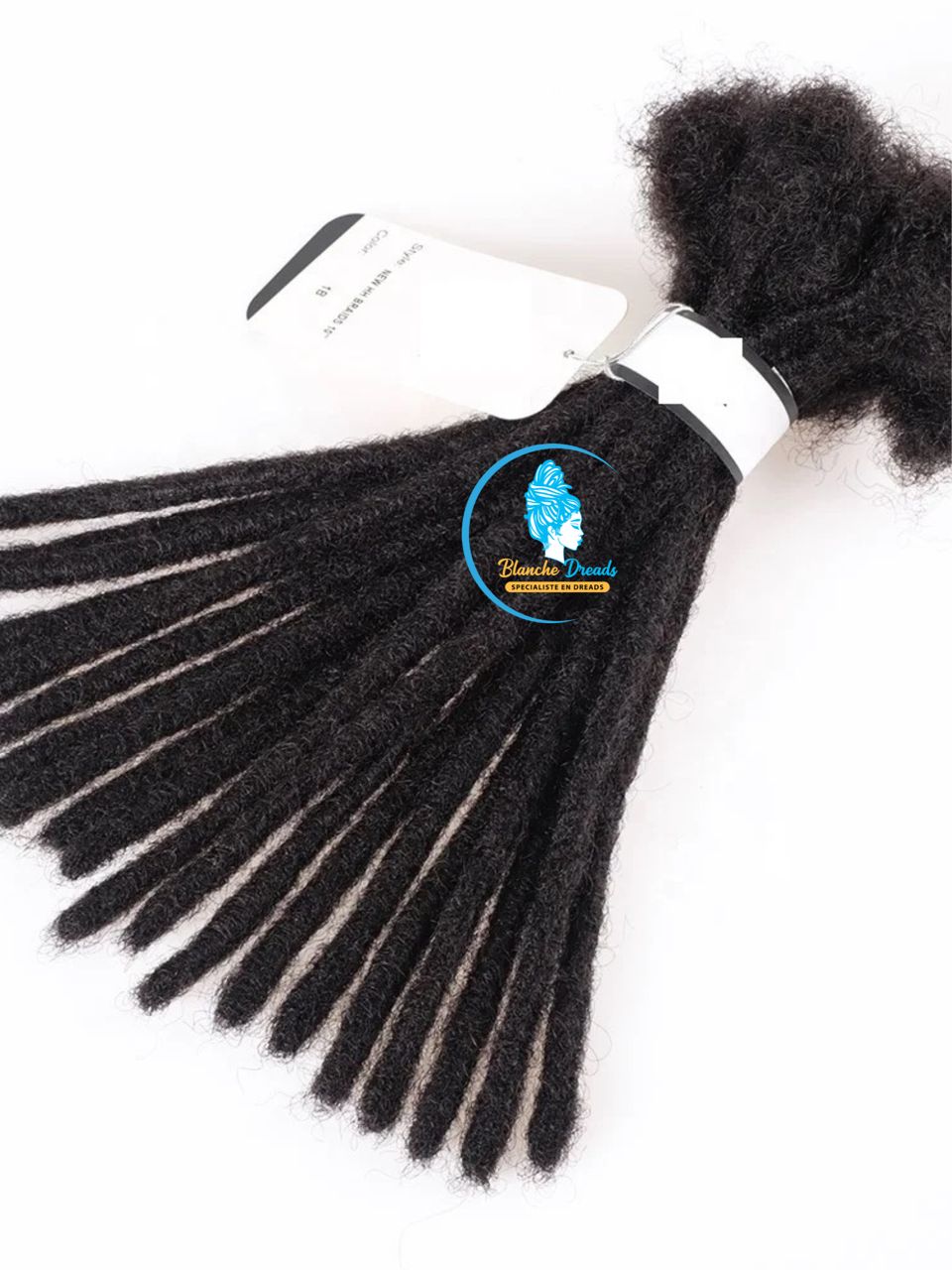 Dreads naturels noir 18"