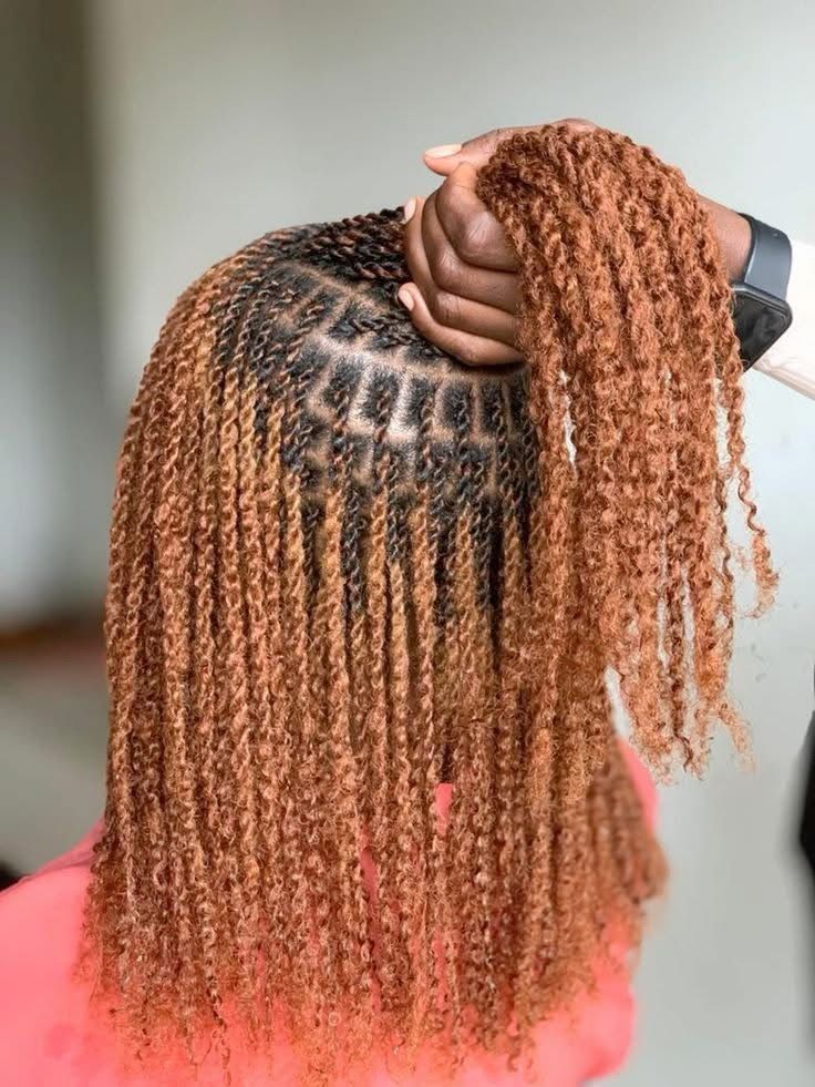 Twists longs cuivré