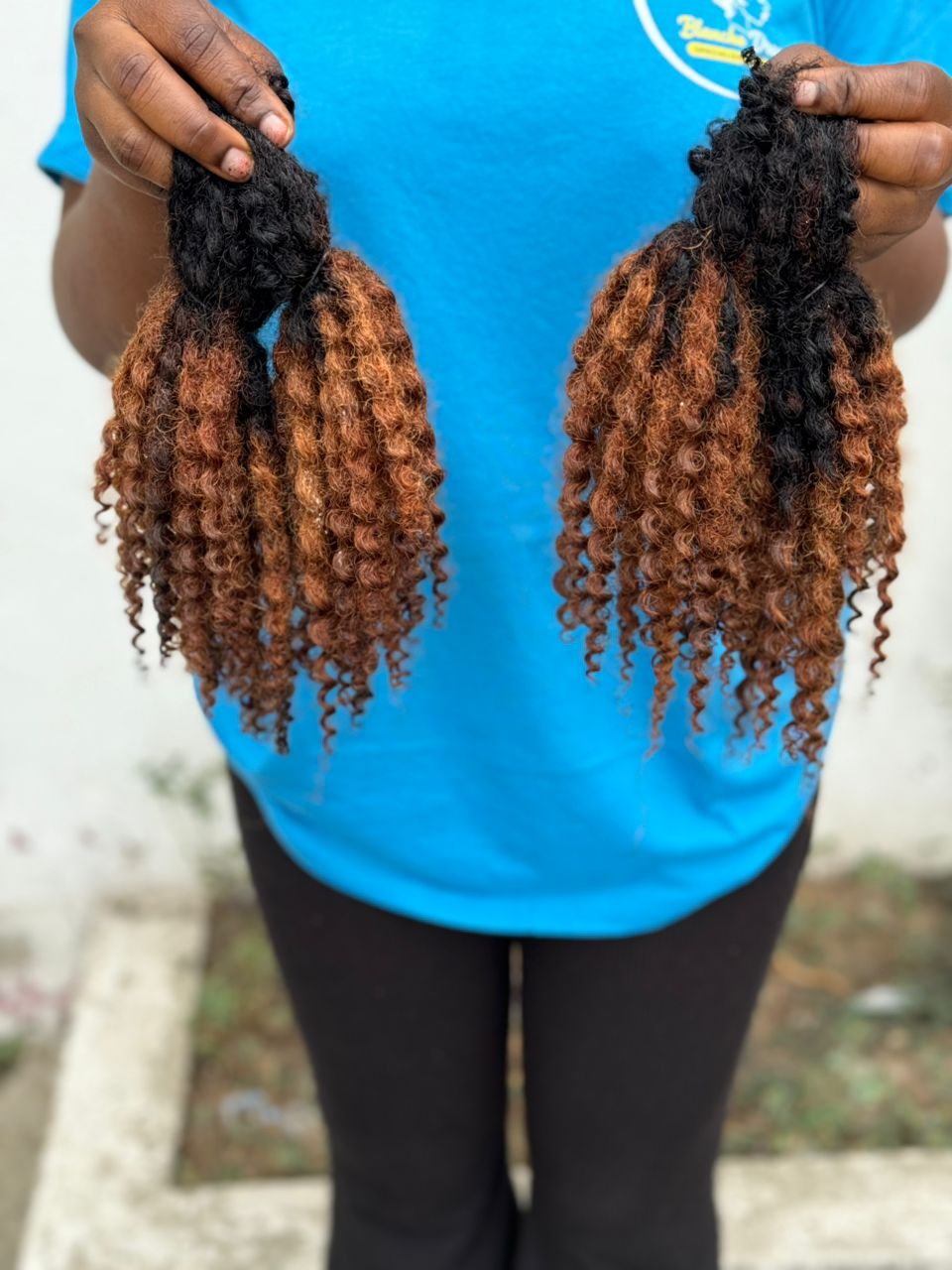 Twists ombré cuivré