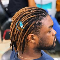 Dreads naturels homme vue profil
